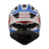 LS2 Pioneer II Namib Gloss White Blue Red Helmet