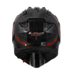 LS2 Pioneer II Crazy Gloss Black Red Helmet