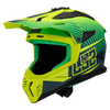 LS2 MX437 Fast II Duck Gloss Hi Viz Green Yellow Helmet