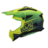 LS2 MX437 Fast II Duck Gloss Hi Viz Green Yellow Helmet