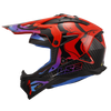 LS2 MX437 Fast II Wash Gloss Red Helmet