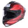 SMK Typhoon Mystic Matt Red Grey (MA336) Helmet