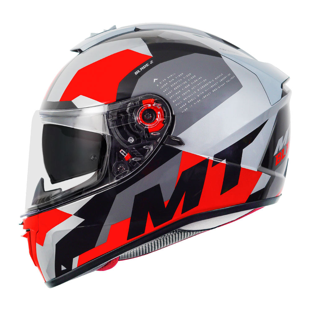 MT Blade 2 SV Fade Gloss Grey Helmet