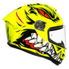 MT Hummer B Lycan C3 Gloss Fluro Yellow Helmet