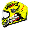 MT Hummer B Lycan C3 Gloss Fluro Yellow Helmet