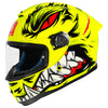 MT Hummer B Lycan C3 Gloss Fluro Yellow Helmet