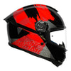 MT Hummer B Monti B5 Gloss Black Red Helmet