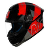 MT Hummer B Monti B5 Gloss Black Red Helmet