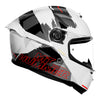 MT Hummer B Monti A5 Gloss White Helmet