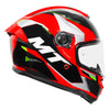 MT Hummer B Nighthawk D5 Gloss Fluro Red Helmet