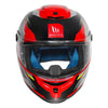 MT Hummer B Nighthawk D5 Gloss Fluro Red Helmet