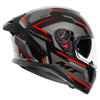 MT Thunder 3 SV Spoiler Blaze C2 Gloss Black Grey Red Helmet
