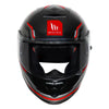MT Thunder 3 SV Spoiler Blaze C2 Gloss Black Grey Red Helmet