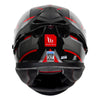 MT Thunder 3 SV Spoiler Blaze C2 Gloss Black Grey Red Helmet