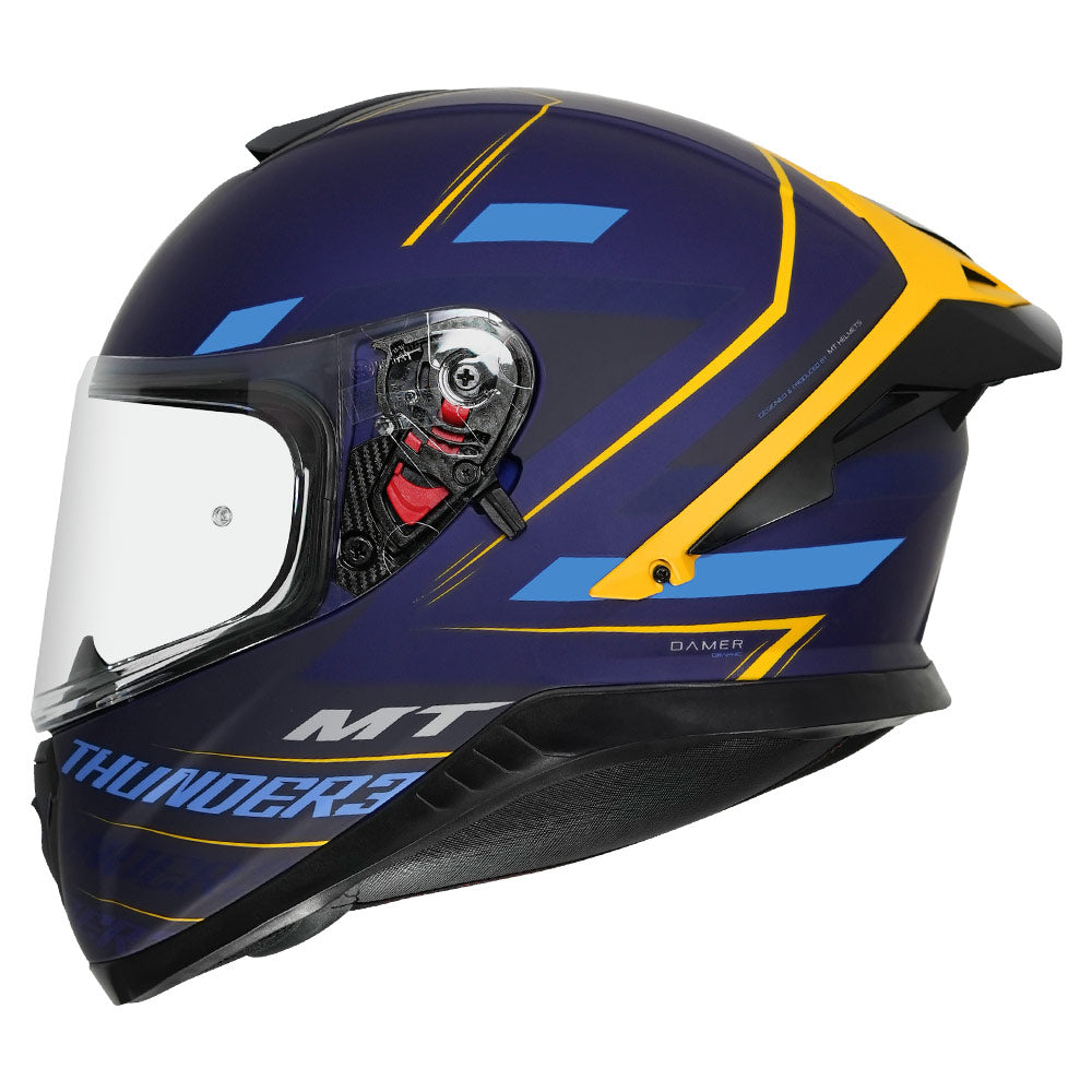 MT THUNDER 3 Pro Damer Matt Blue Helmet