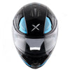 AXOR Apex Hunter Gloss Black Neon Blue Helmet
