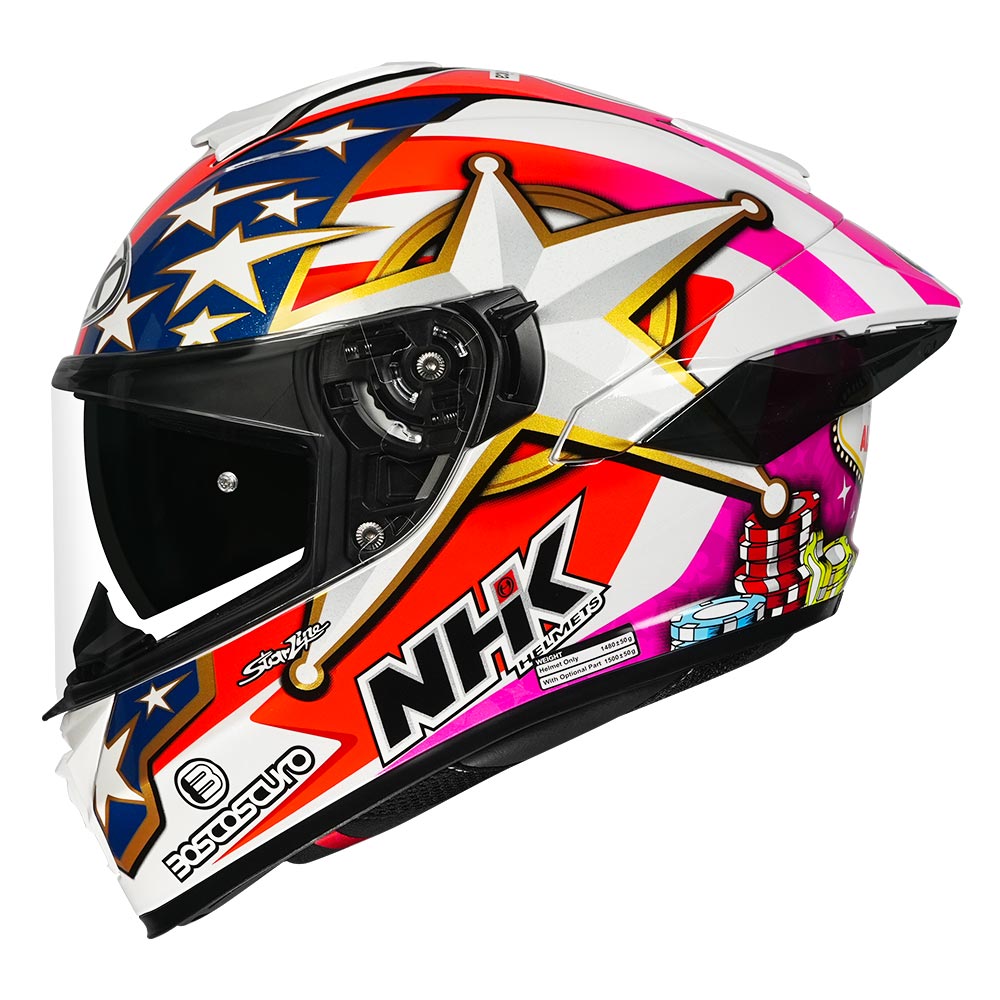 NHK K5R Alonso Lopez #7 Star Gloss Helmet