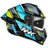 NHK K5R Speed Light Gloss Black Blue Helmet
