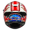 NHK K5R Alonso Star White #8 Eagle Gloss White Red Blue Helmet