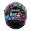 NHK K5R Archie #69 Gloss Silver Blue Pink Helmet