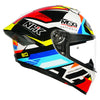 NHK K5R Bo Ben #9 Star Gloss White Blue Red Helmet