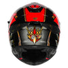NHK K5R Balinese Garuda Gloss Black Red Gold Helmet