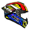 NHK K5R Mark Garcia Gloss Black Red Blue Helmet