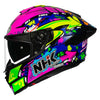 NHK K5R Mathias Tamburini Multi Gloss Black Metalic Blue Helmet