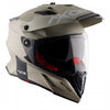 AXOR XCross Dual Visor Solid Dull Nickel Red Helmet