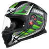 SMK Nova Super Gloss Black Grey Green (GL268) Helmet