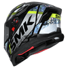 SMK Nova Track Gloss Black Grey Yellow (GL264) Helmet - Moto Central