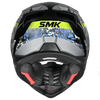 SMK Nova Track Gloss Black Grey Yellow (GL264) Helmet - Moto Central