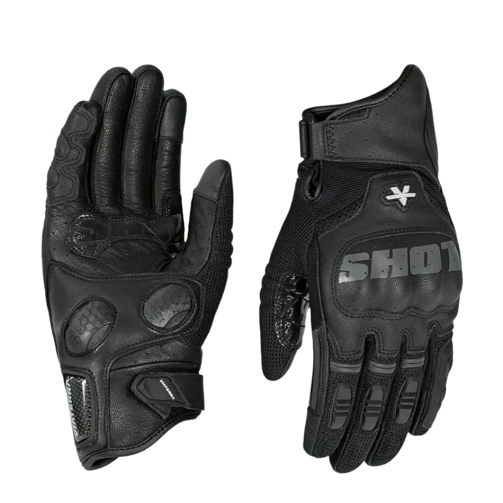 Viaterra Holeshot Pro Motorcycle Riding Gloves (Black)