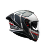 MT Thunder 3 SV Spoiler Nova A2 Gloss White Grey Red Helmet