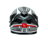 MT Thunder 3 SV Spoiler Nova A2 Gloss White Grey Red Helmet