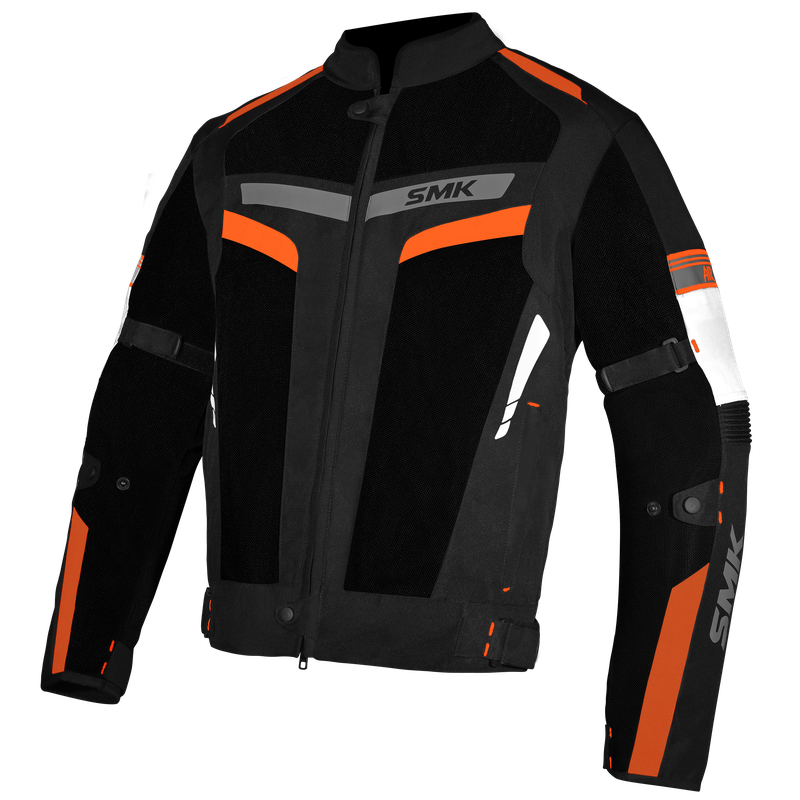 SMK Inifinity Rush Riding Jacket (Black Orange)