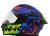 NHK GPR Tech Octopus Gloss Black Dark Blue Helmet