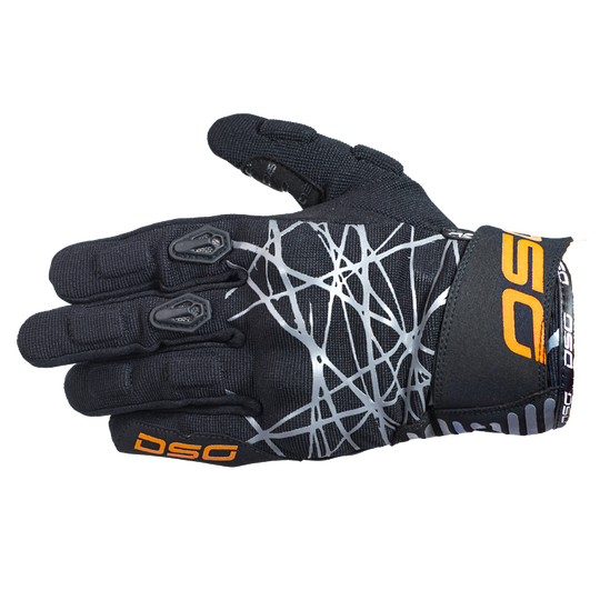 DSG Phoenix Air Gloves (Black Grey Orange)