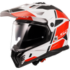 LS2 Pioneer II Hill Gloss White Red Helmet