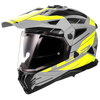 LS2 Pioneer II Namib Matt Grey Hi Viz Yellow Helmet