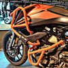 Hyperrider KTM Adventure 390 250 Crash Guard Type 2 Orange (HRADV021S)