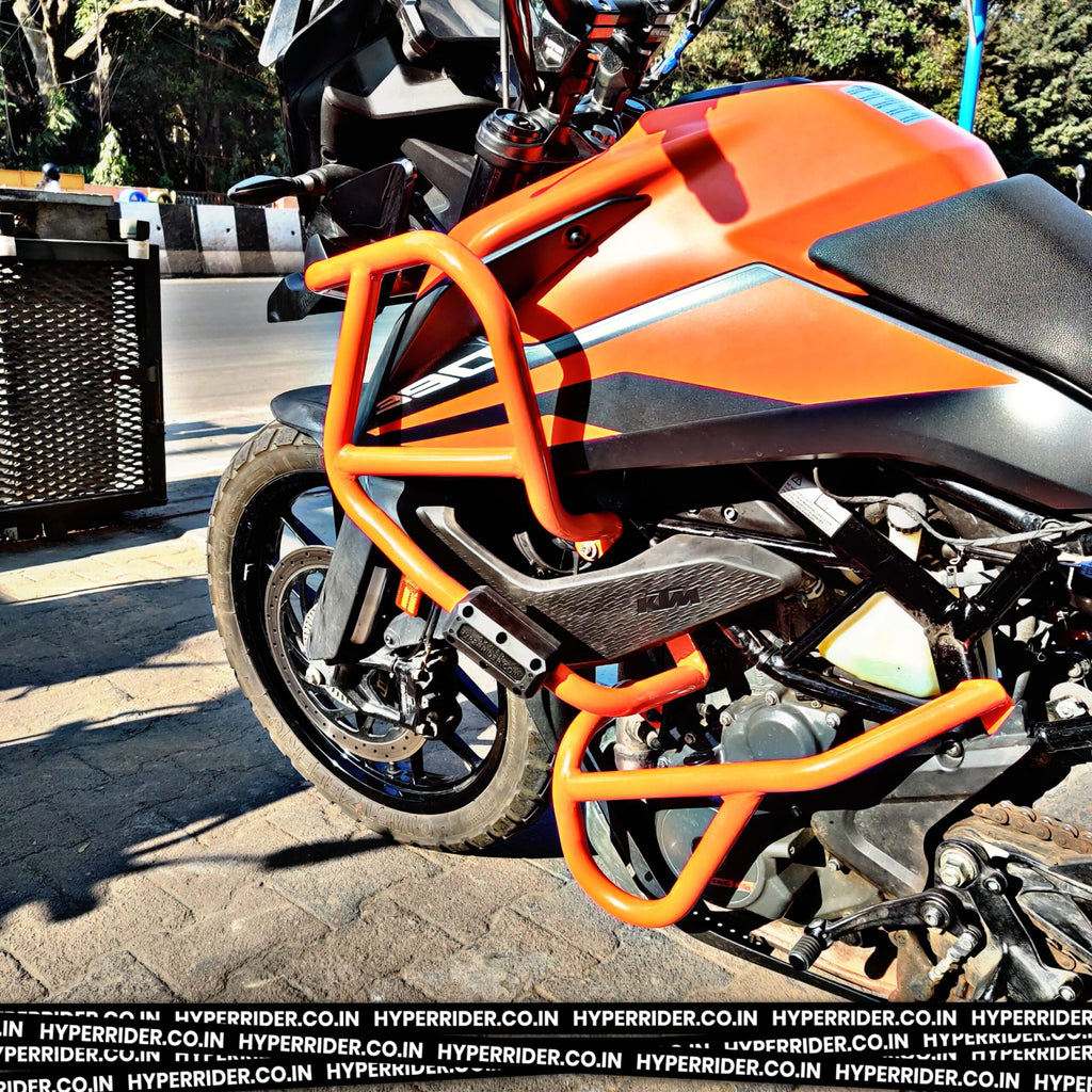 Hyperrider KTM Adventure 390 250 Crash Guard Type 2 Black (HRADV022S ...