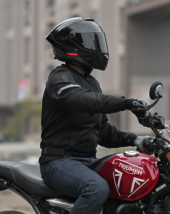 Helmet Triumph Mens Rover Gtx Textile Jacket Riding Gear Leather