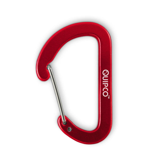 QUIPCO Matt Bauxite Accessory Carabiner 4CM (Red)