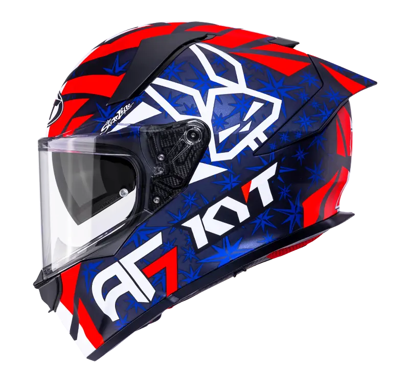 KYT R2R Pro Fernandez 2025 Replica Matt Blue Helmet