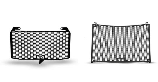 R&G PRO Radiator & PRO Oil Cooler Guard set for Suzuki Hayabusa (2008) (RAD9025PROBK)