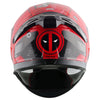 AXOR Apex Marvel Deadpool Gloss Black Red Helmet