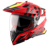 AXOR XCross Dual Visor Orbit Gloss Red Black Helmet