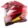 AXOR XCross Dual Visor Orbit Gloss Red Black Helmet