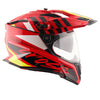 AXOR XCross Dual Visor Orbit Gloss Red Black Helmet